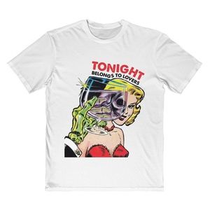 Comic Book White Tonight Belongs To Lovers Tee